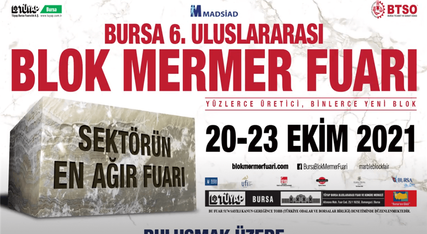 Bursa 6. Uluslararası Blok Mermer Fuarı